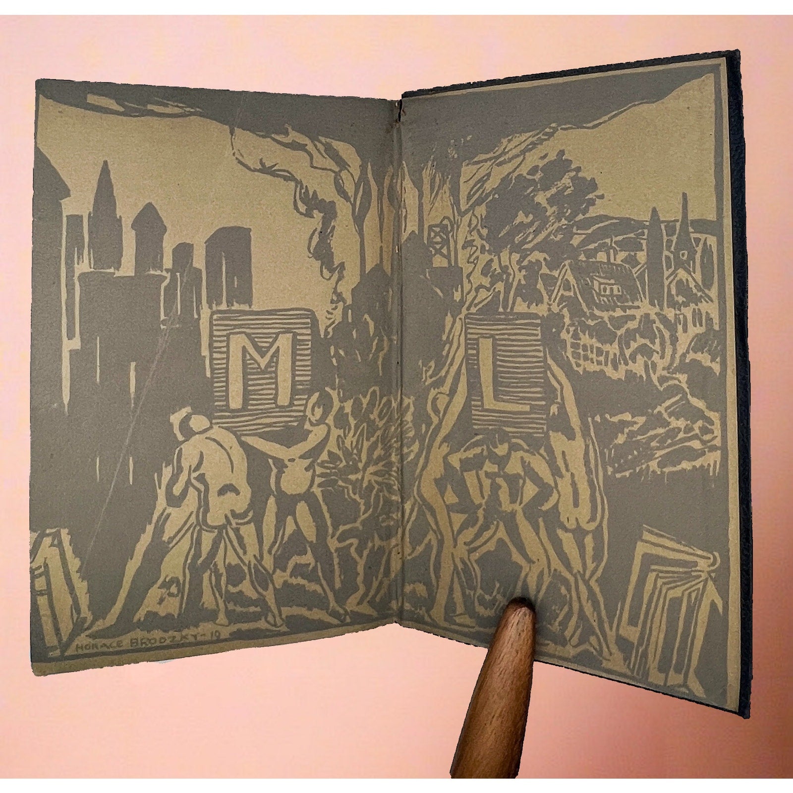 A vintage black leatherette bound book titled Baudelaire His Prose and Poetry from the Modern Library against a soft background. - Photo 8