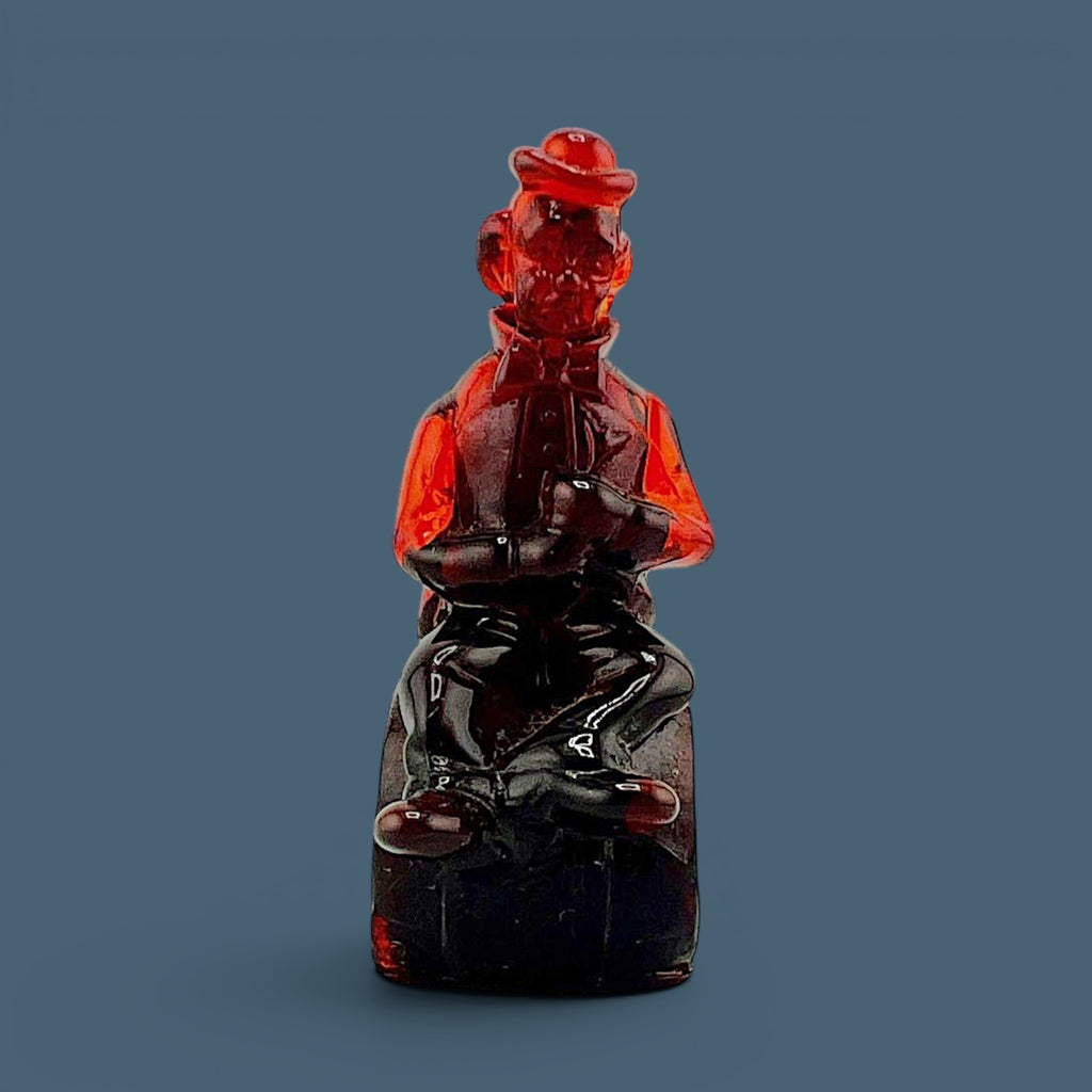 Vintage 1982 Mosser Glass Cambo the clown figurine from Clown Alley series with original box. - Photo 1