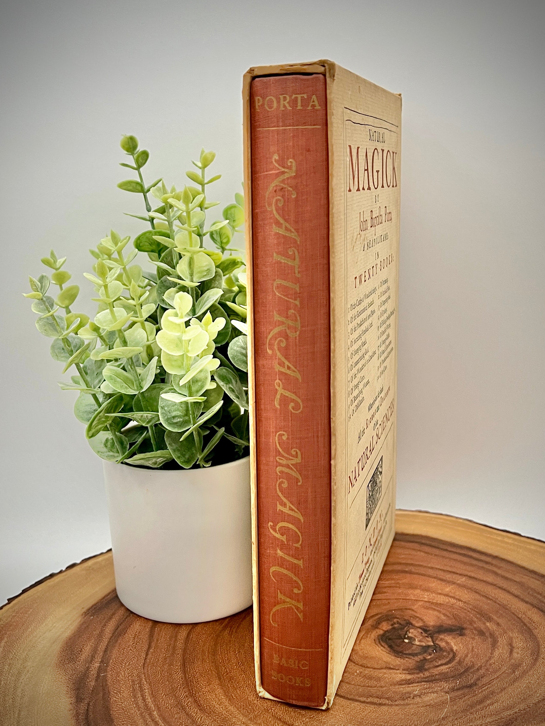Natural Magick (Porta, 1957, Basic) w/ Slip Cover