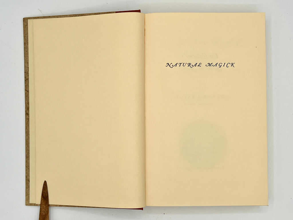 Natural Magick (Porta, 1957, Basic) w/ Slip Cover