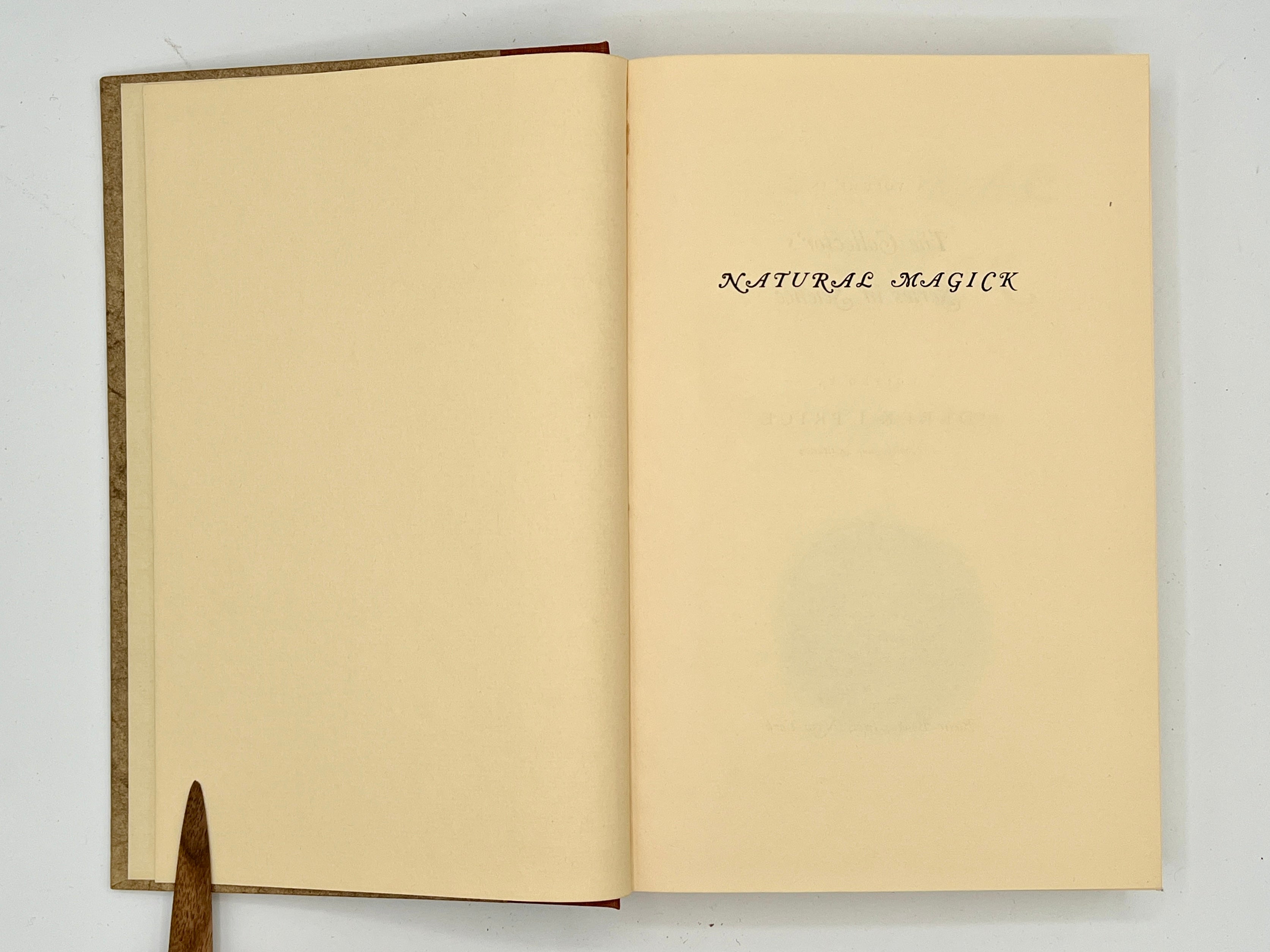 Natural Magick (Porta, 1957, Basic) w/ Slip Cover