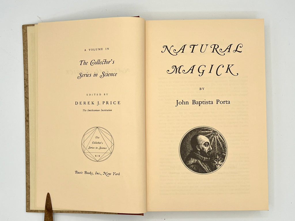 Natural Magick (Porta, 1957, Basic) w/ Slip Cover