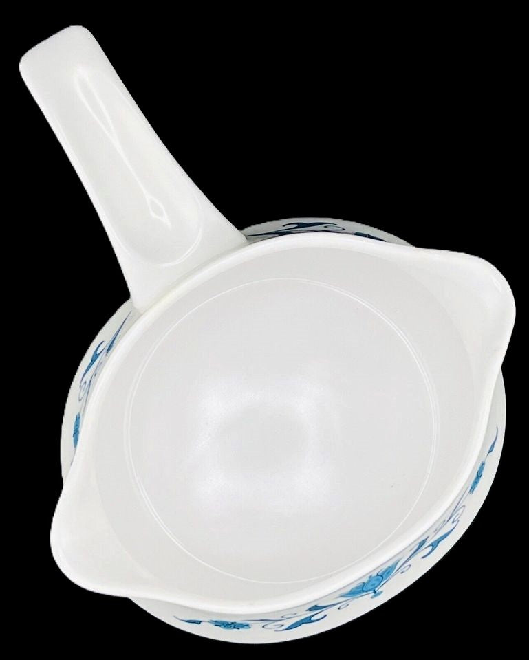 Noritake "Blue Haven" Gravy Boat 2-sided With Handle - Near Mint!