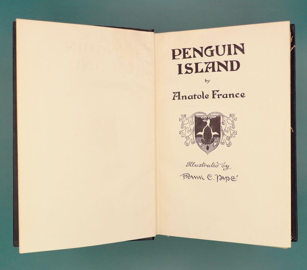 Penguin Island, by Anatole France, 1929 Illustrated Edition