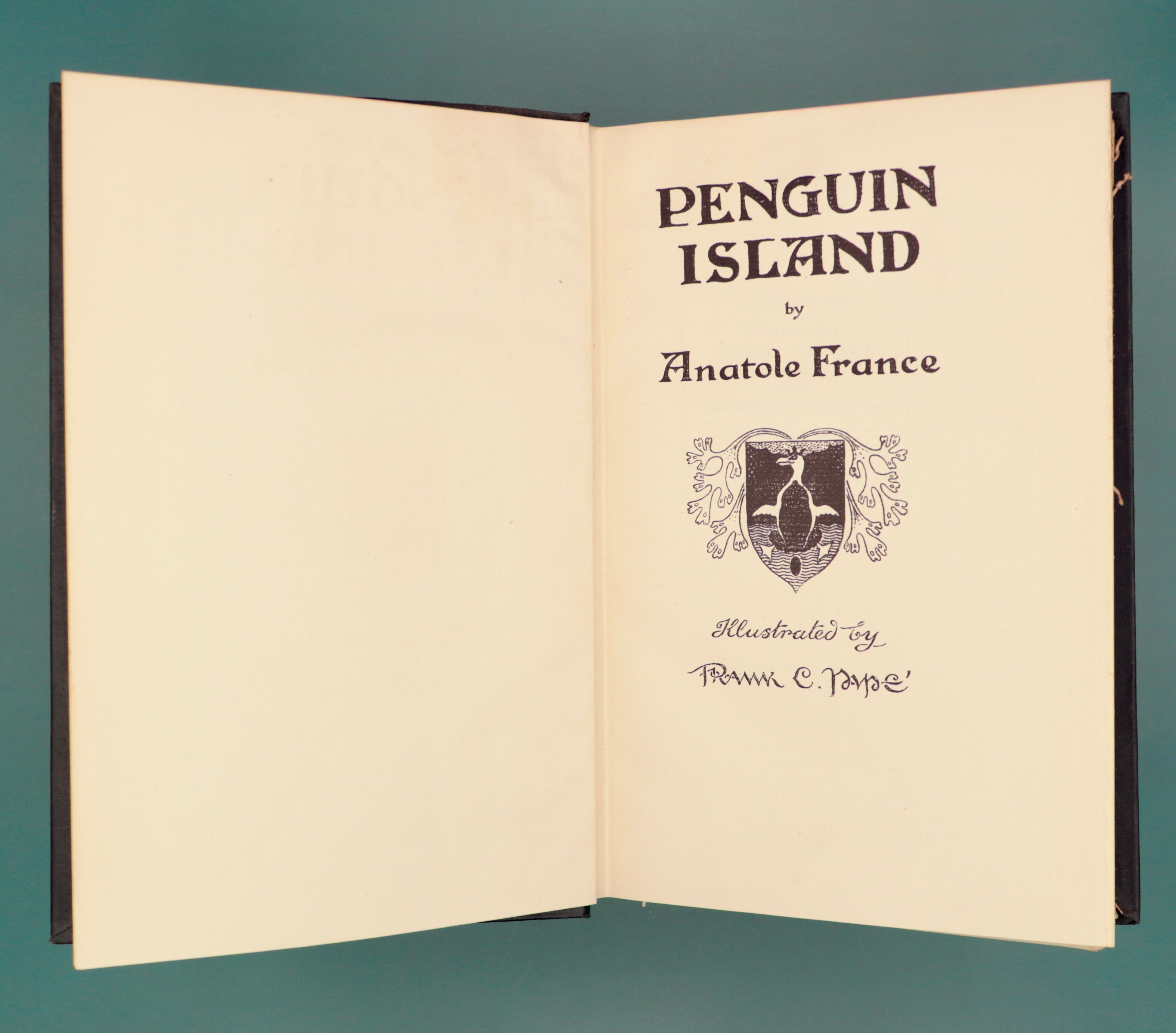 Penguin Island, by Anatole France, 1929 Illustrated Edition