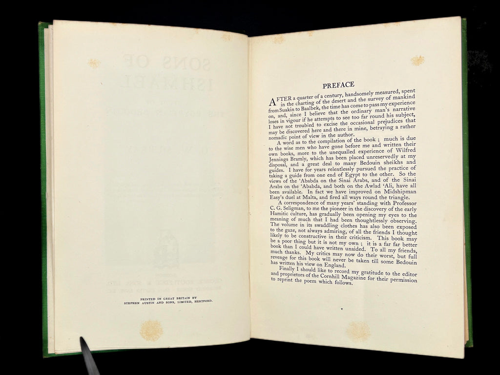 Sons of Ishmael, A Study of the Egyptian Bedouin, G.W. Murray, 1935
