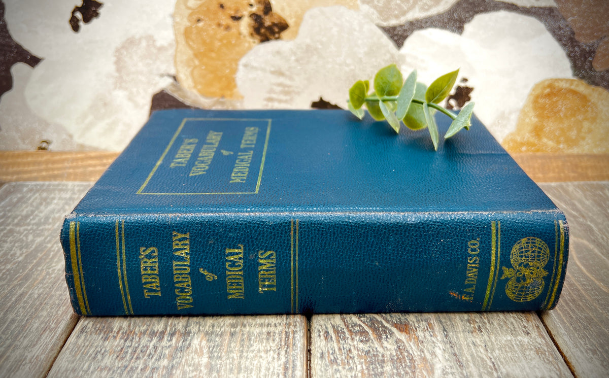 Taber's Vocabulary of Medical Terms- Fourth Edition 1956