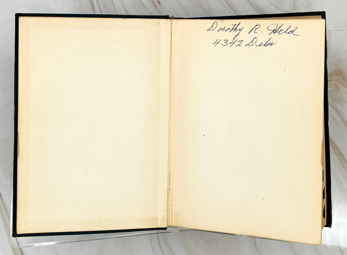 Taber's Vocabulary of Medical Terms- Fourth Edition 1956