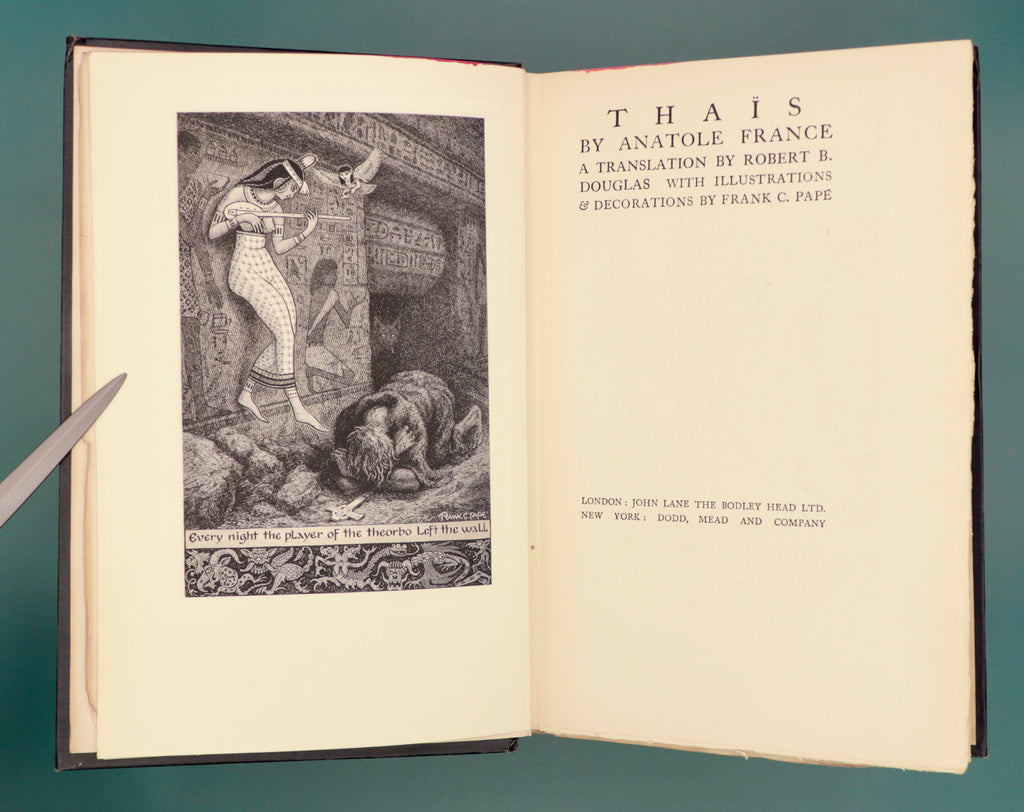 Thais, by Anatole France- 1926 Illustrated Edition
