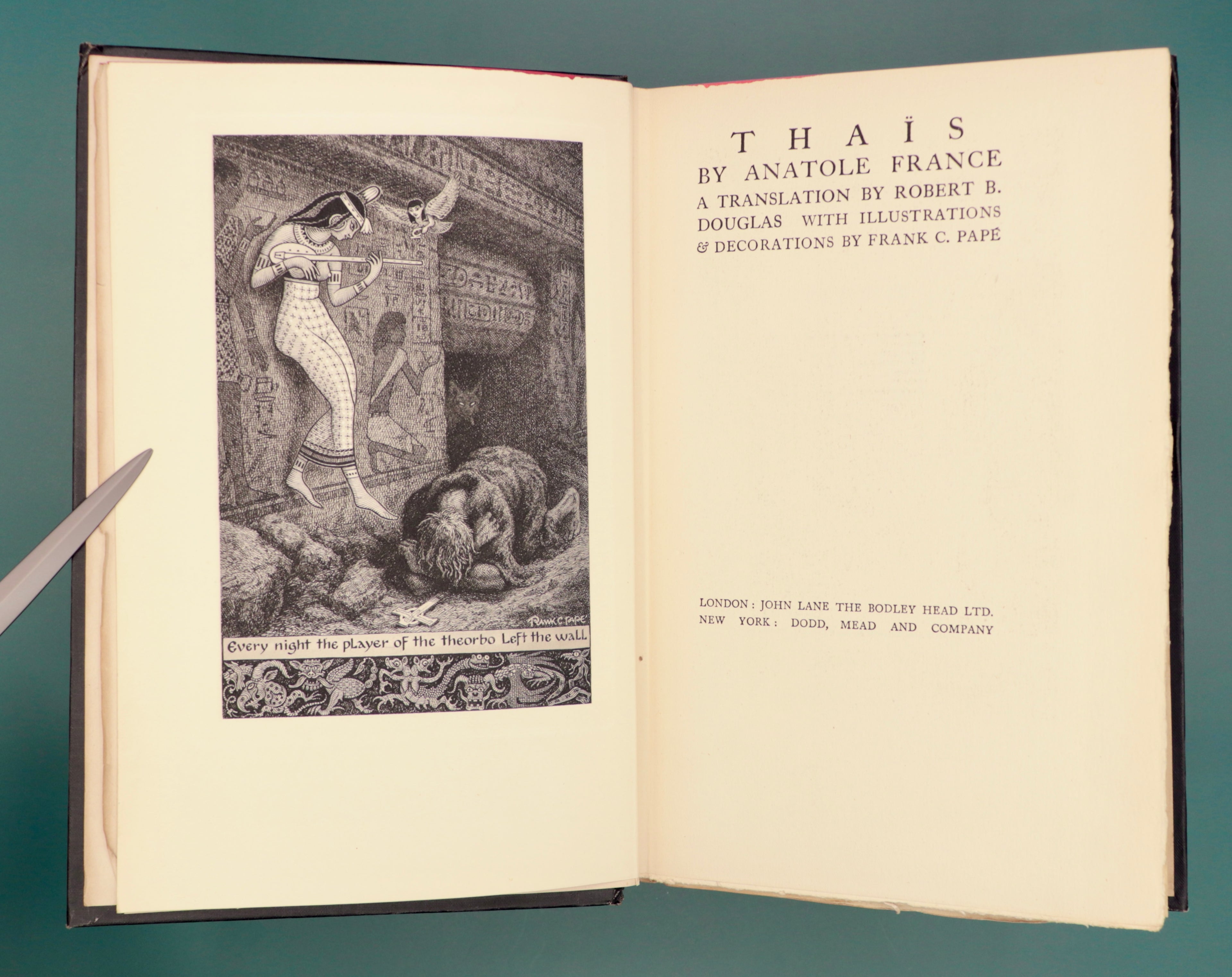 Thais, by Anatole France- 1926 Illustrated Edition