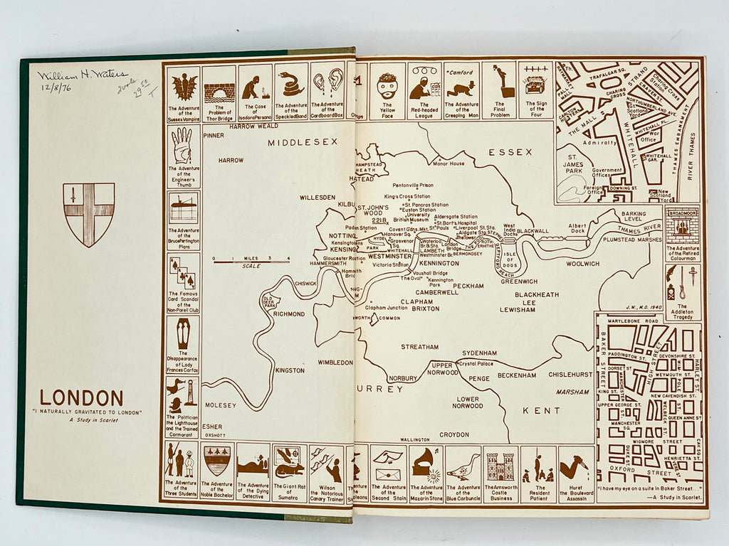 The Annotated Sherlock Holmes Volumes I-II (Doyle, 1976, Clarkson N Potter) Hardback w/o Dustcover