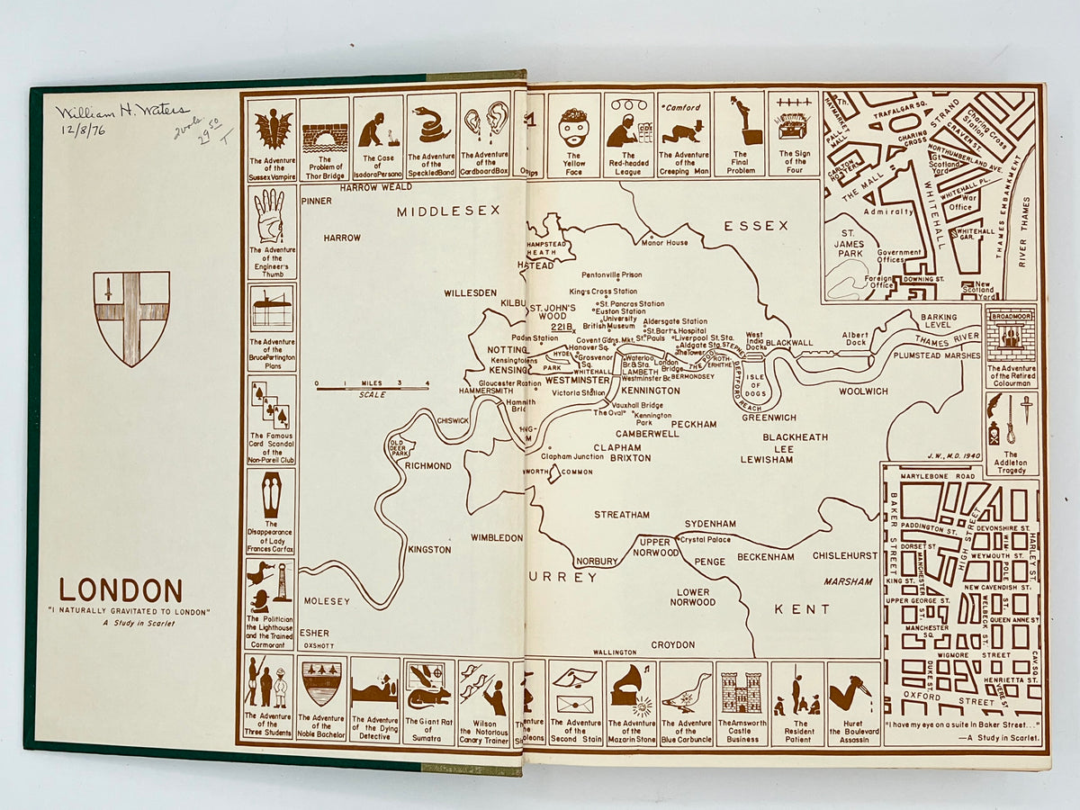 The Annotated Sherlock Holmes Volumes I-II (Doyle, 1976, Clarkson N Potter) Hardback w/o Dustcover