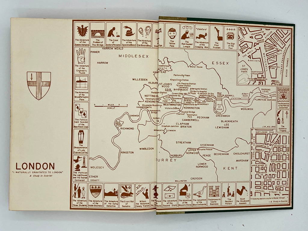 The Annotated Sherlock Holmes Volumes I-II (Doyle, 1976, Clarkson N Potter) Hardback w/o Dustcover