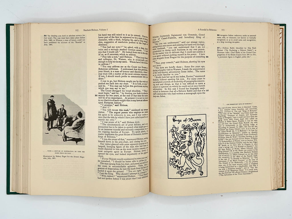 The Annotated Sherlock Holmes Volumes I-II (Doyle, 1976, Clarkson N Potter) Hardback w/o Dustcover