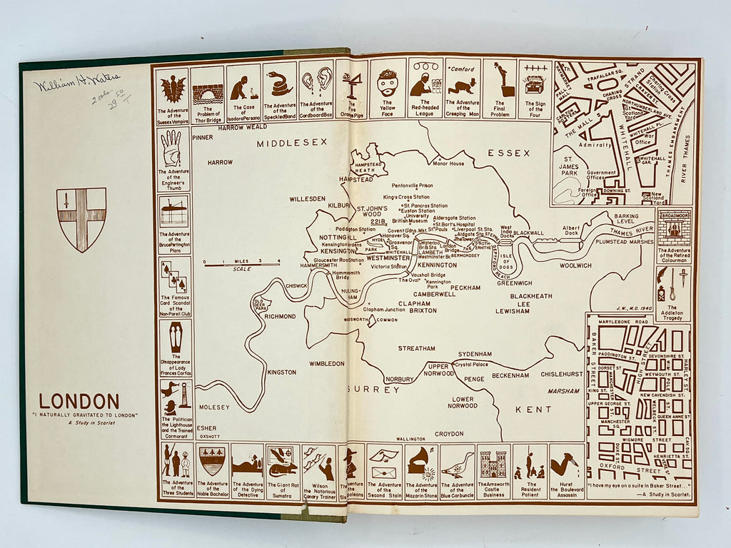 The Annotated Sherlock Holmes Volumes I-II (Doyle, 1976, Clarkson N Potter) Hardback w/o Dustcover