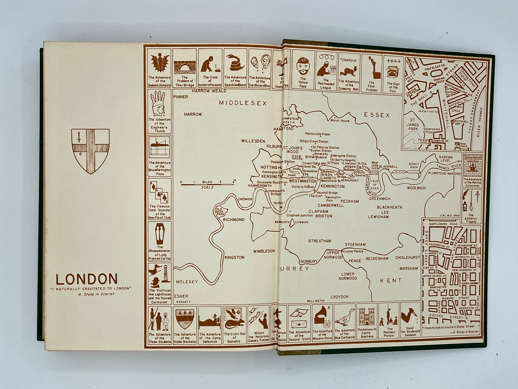 The Annotated Sherlock Holmes Volumes I-II (Doyle, 1976, Clarkson N Potter) Hardback w/o Dustcover