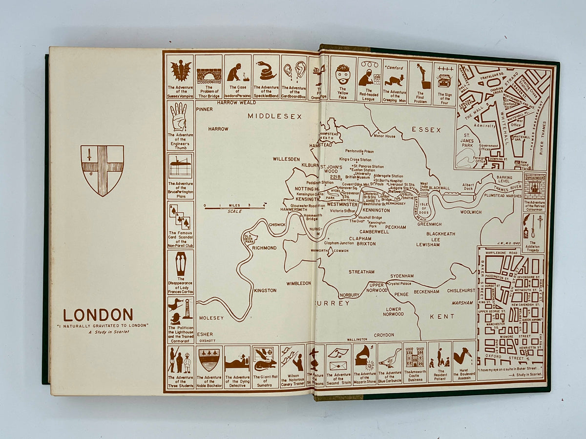 The Annotated Sherlock Holmes Volumes I-II (Doyle, 1976, Clarkson N Potter) Hardback w/o Dustcover