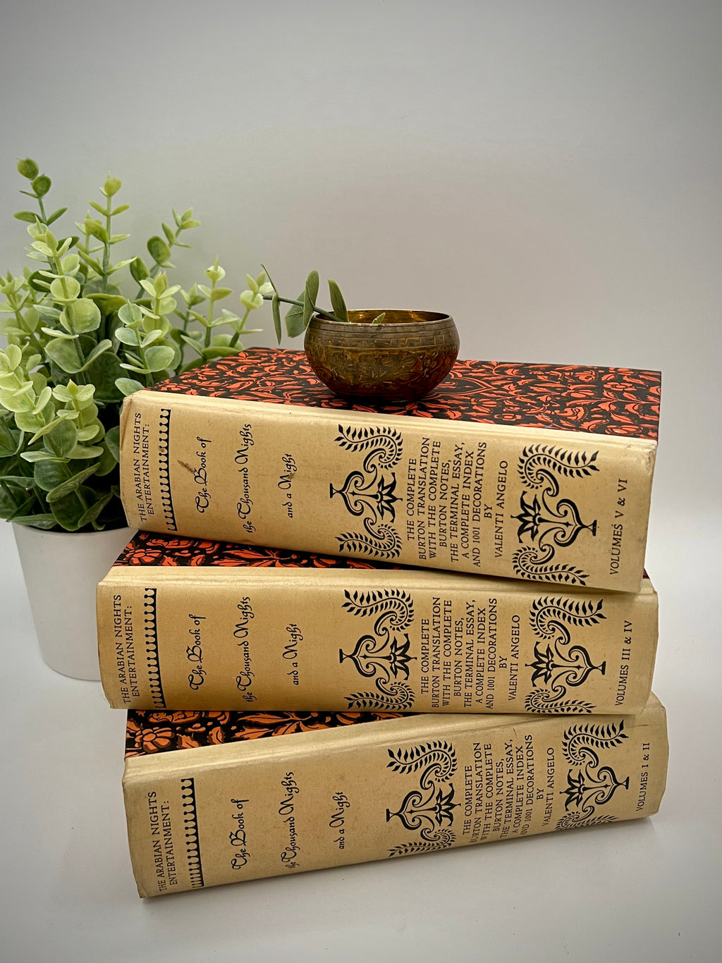 The Book of the Thousand Nights and a Night, Volumes I-VI Set (Burton [Translator], 1962, Heritage) Hardbacks w/ Dustcovers in Cardboard Case