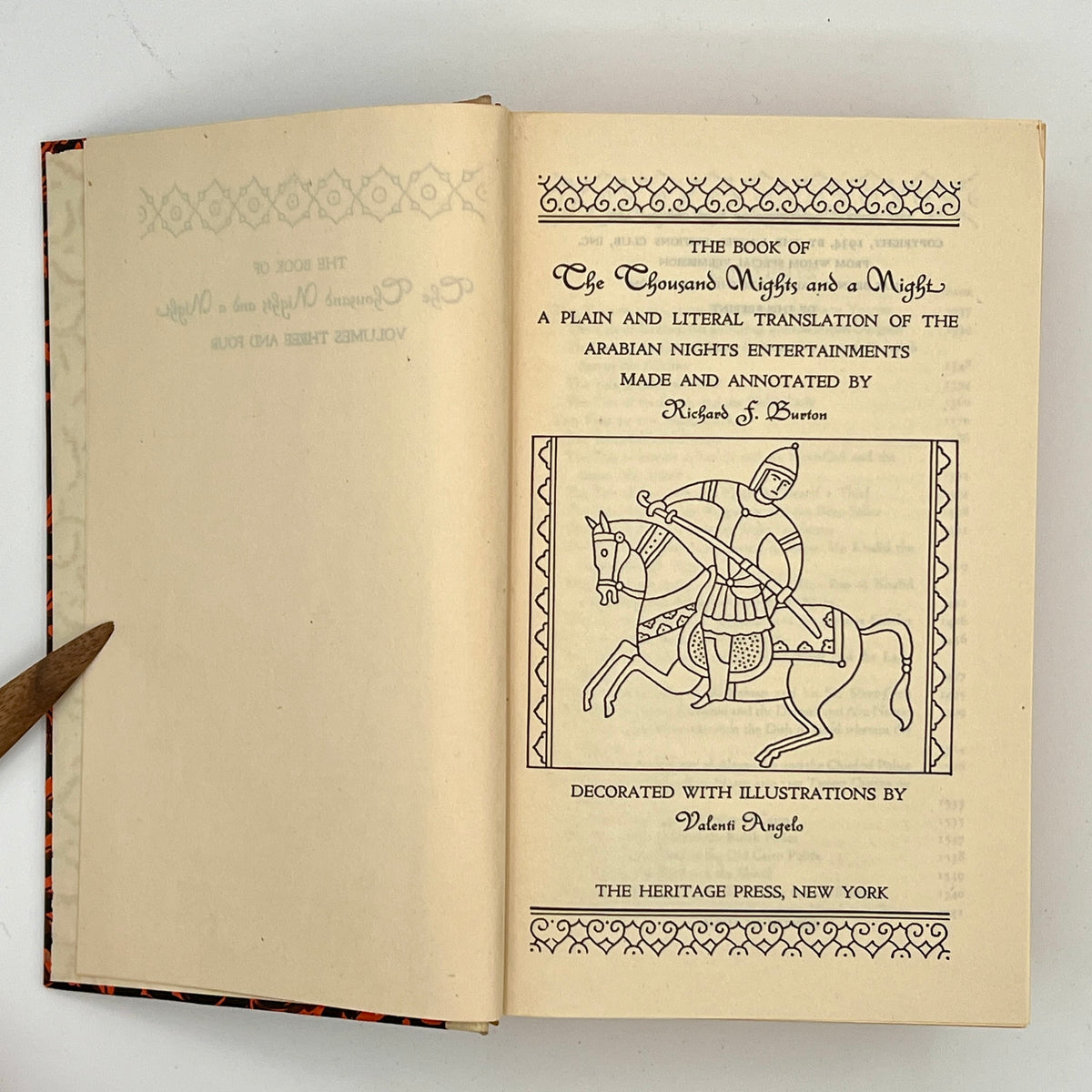 The Book of the Thousand Nights and a Night, Volumes I-VI Set (Burton [Translator], 1962, Heritage) Hardbacks w/ Dustcovers in Cardboard Case