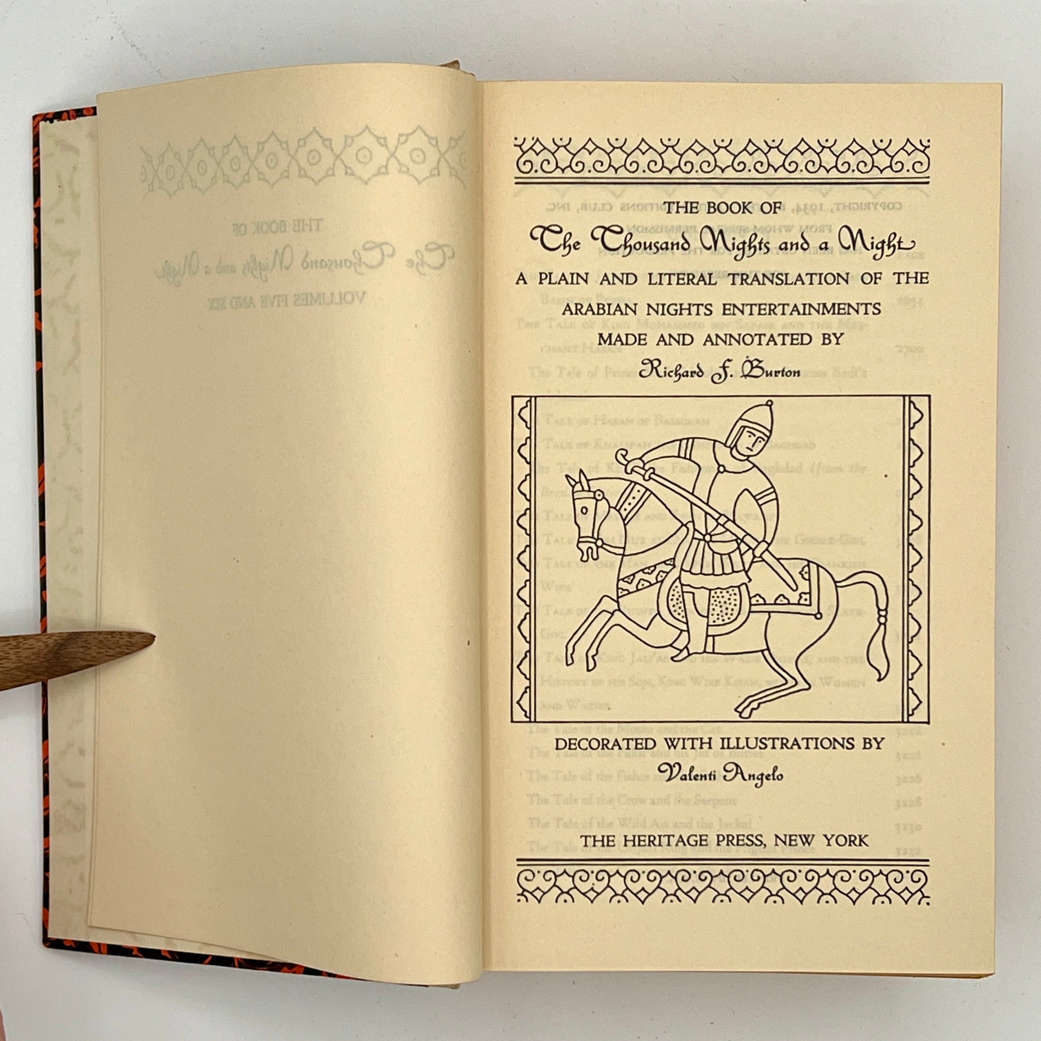 The Book of the Thousand Nights and a Night, Volumes I-VI Set (Burton [Translator], 1962, Heritage) Hardbacks w/ Dustcovers in Cardboard Case