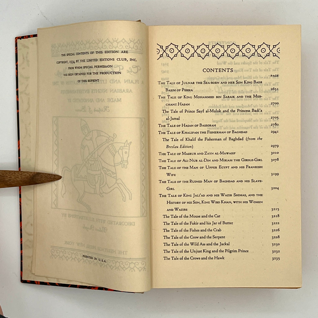 The Book of the Thousand Nights and a Night, Volumes I-VI Set (Burton [Translator], 1962, Heritage) Hardbacks w/ Dustcovers in Cardboard Case