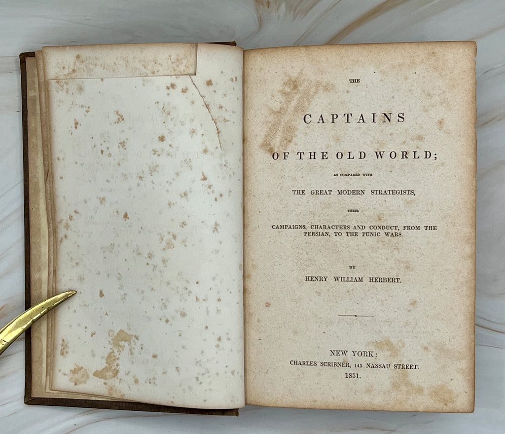 The Captains Of The Old World, by Henry William Herbert (1851)
