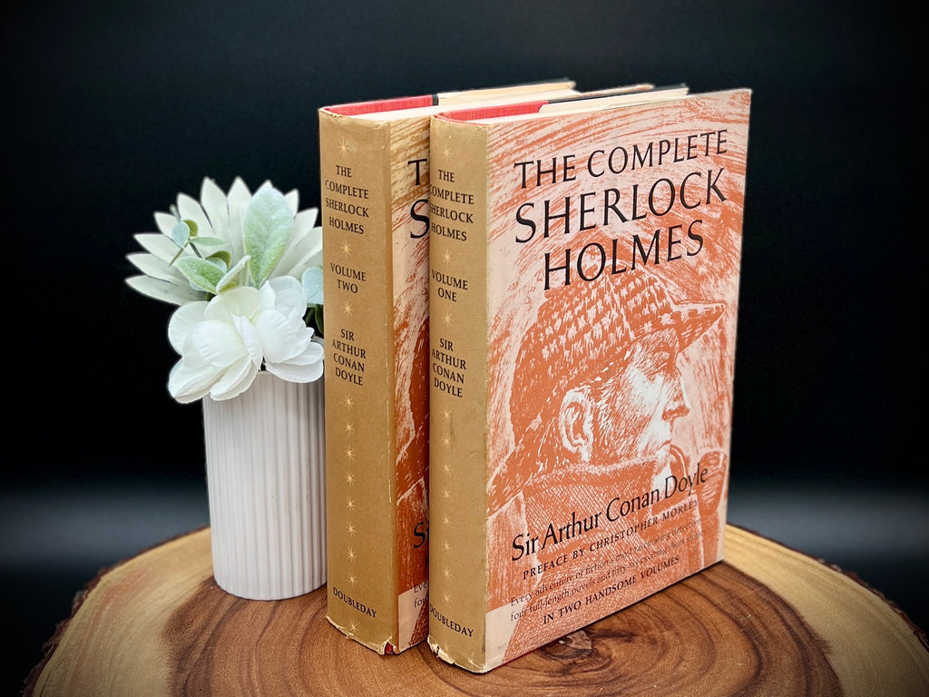 The Complete Sherlock Holmes Volumes 1-2 (Sir Arther Conan Doyle, 1930, Doubleday) Hardback w/ Dustcover