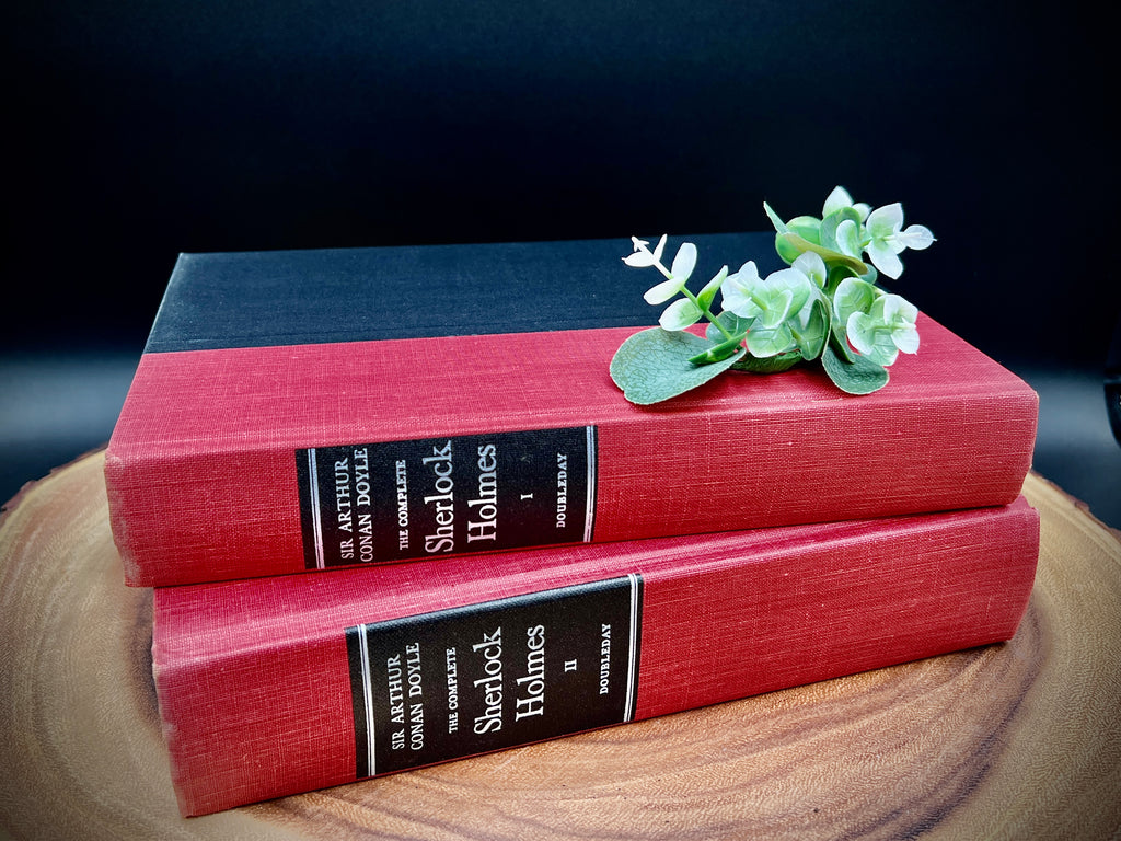 The Complete Sherlock Holmes Volumes 1-2 (Sir Arther Conan Doyle, 1930, Doubleday) Hardback w/ Dustcover