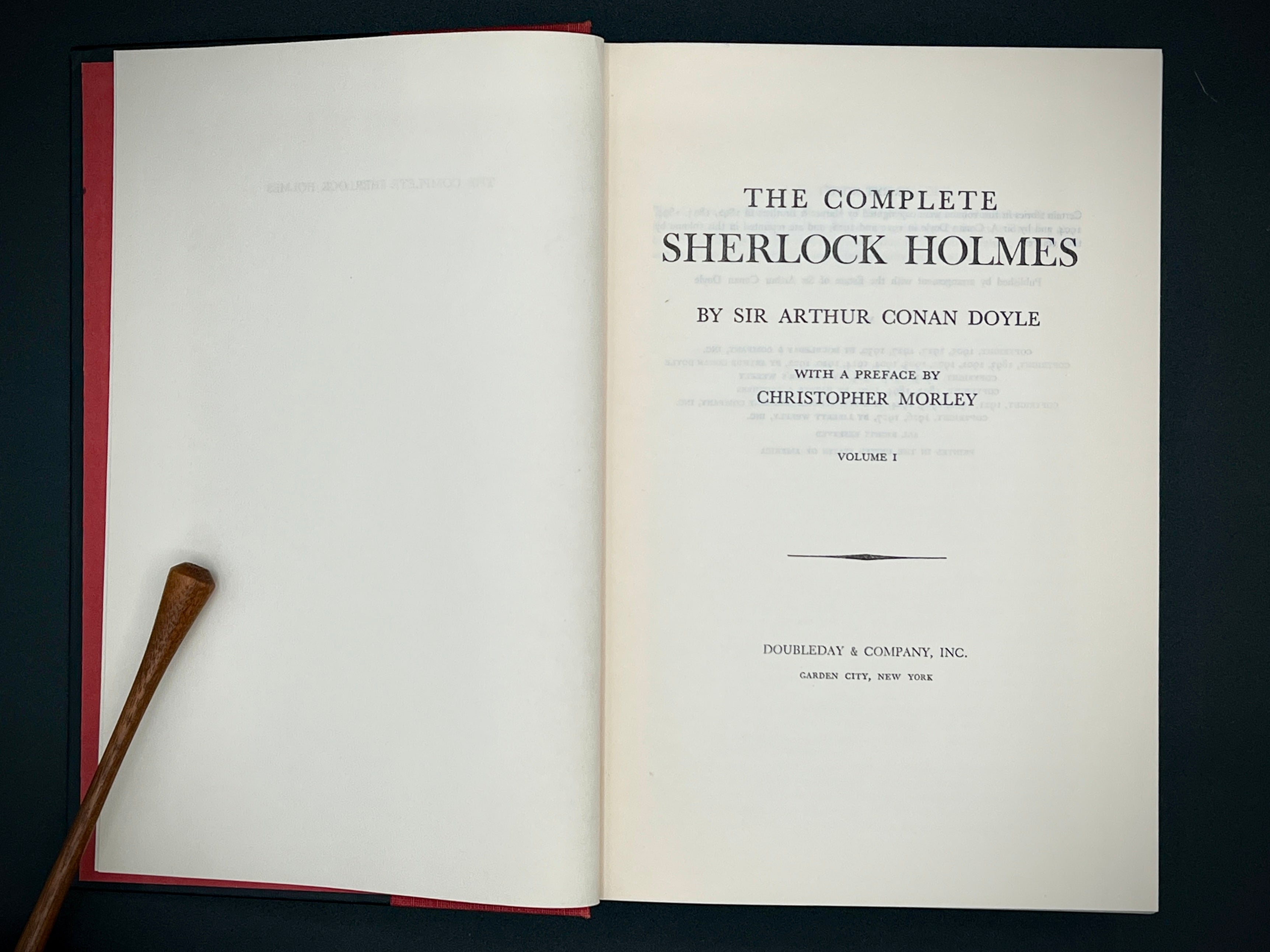 The Complete Sherlock Holmes Volumes 1-2 (Sir Arther Conan Doyle, 1930, Doubleday) Hardback w/ Dustcover