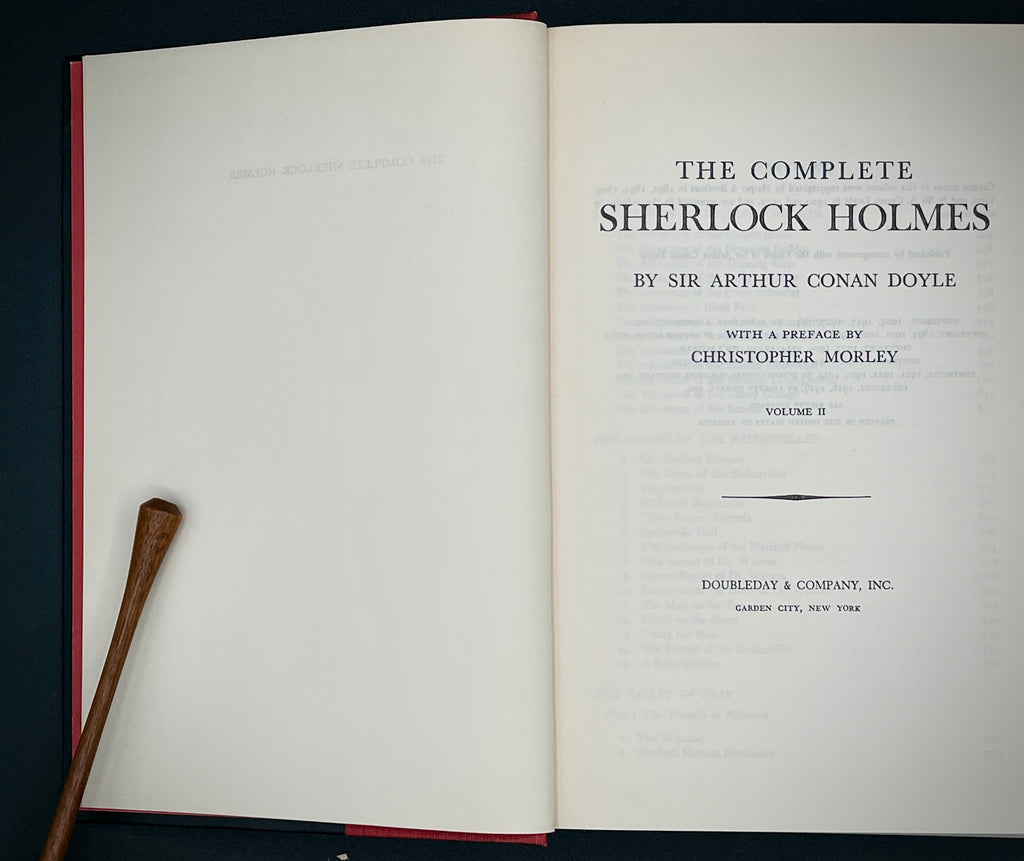 The Complete Sherlock Holmes Volumes 1-2 (Sir Arther Conan Doyle, 1930, Doubleday) Hardback w/ Dustcover