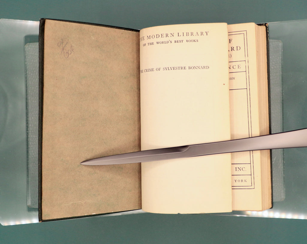 The Crime Of Sylvestre Bonnard, by Anatole France, 1917 Modern Library Edition