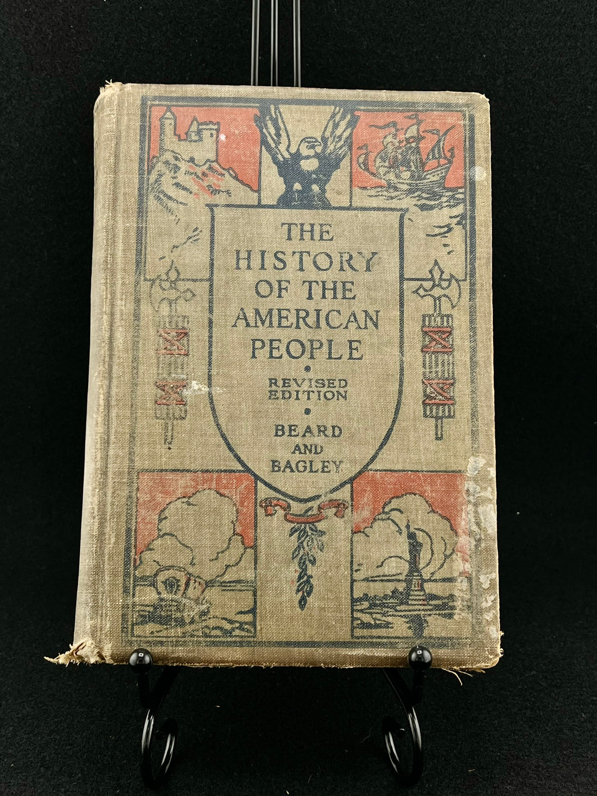 The History Of The American People (Beard & Bagley, 1924) Hardback w/o Dustcover