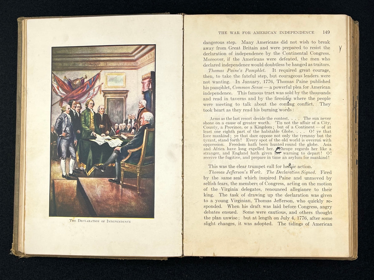 The History Of The American People (Beard & Bagley, 1924) Hardback w/o Dustcover