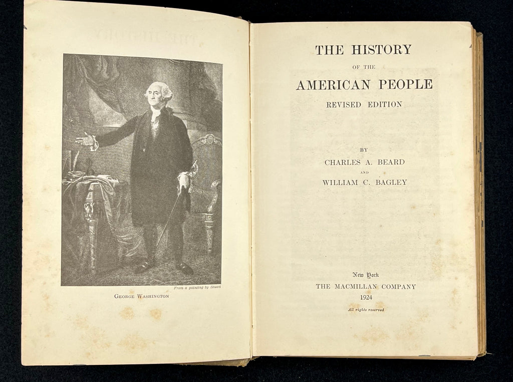 The History Of The American People (Beard & Bagley, 1924) Hardback w/o Dustcover