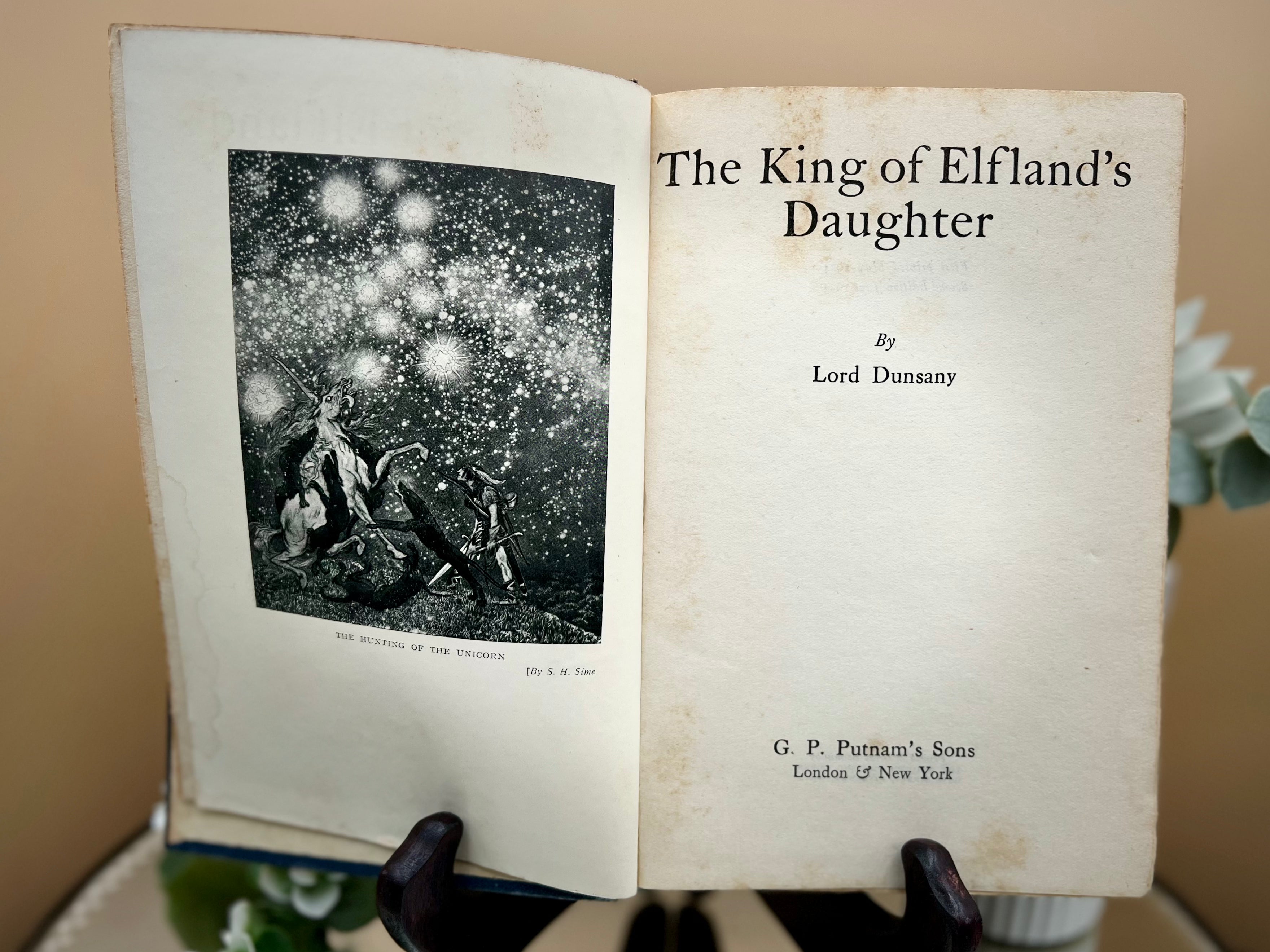 The King of Elfland's Daughter (Dunsany, 1924, Putnam) Second Edition