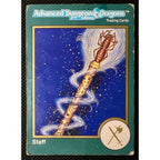 Vintage 1993 TSR AD&D 2nd Edition Staff trading card from an 11-card D&D collectibles lot.