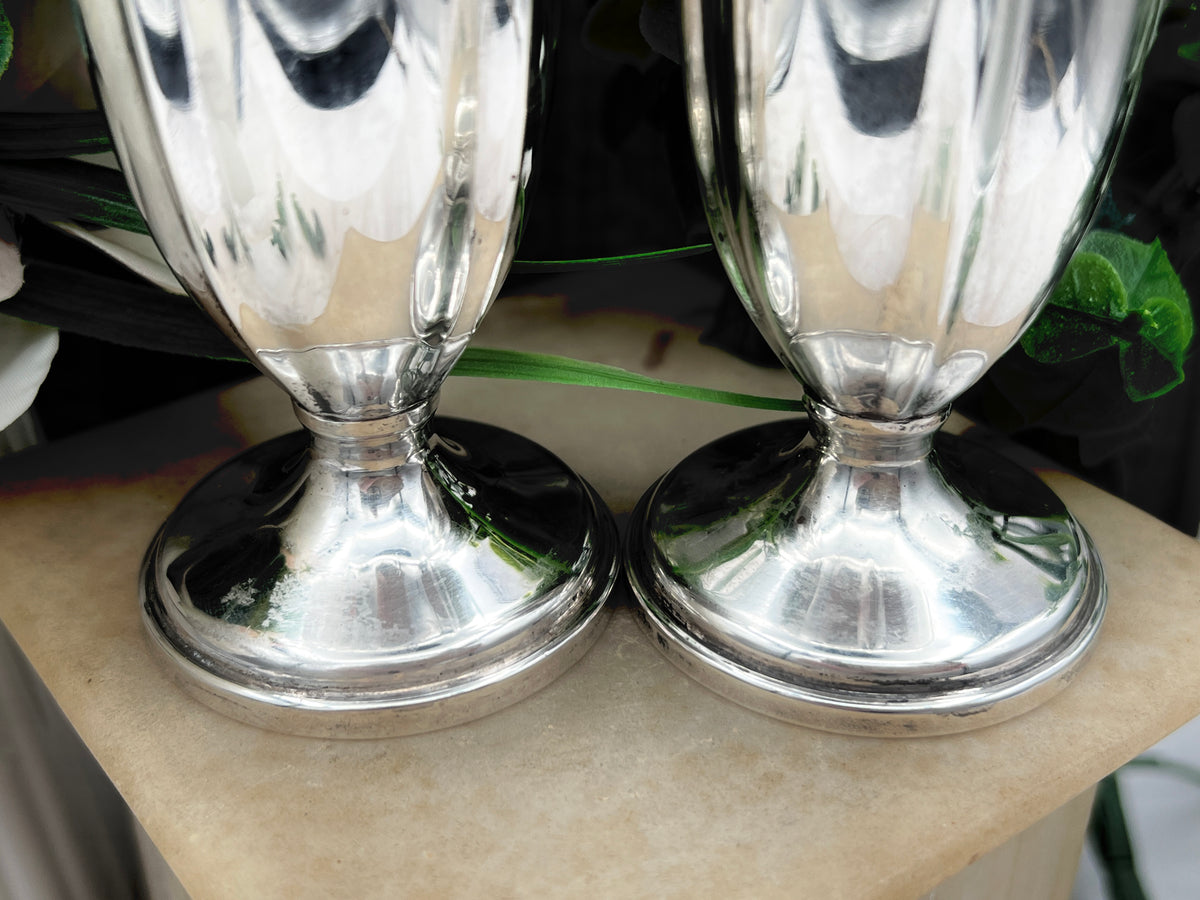Revere Silversmiths 919 Sterling Silver Salt and Pepper Shakers - Elegant Pair