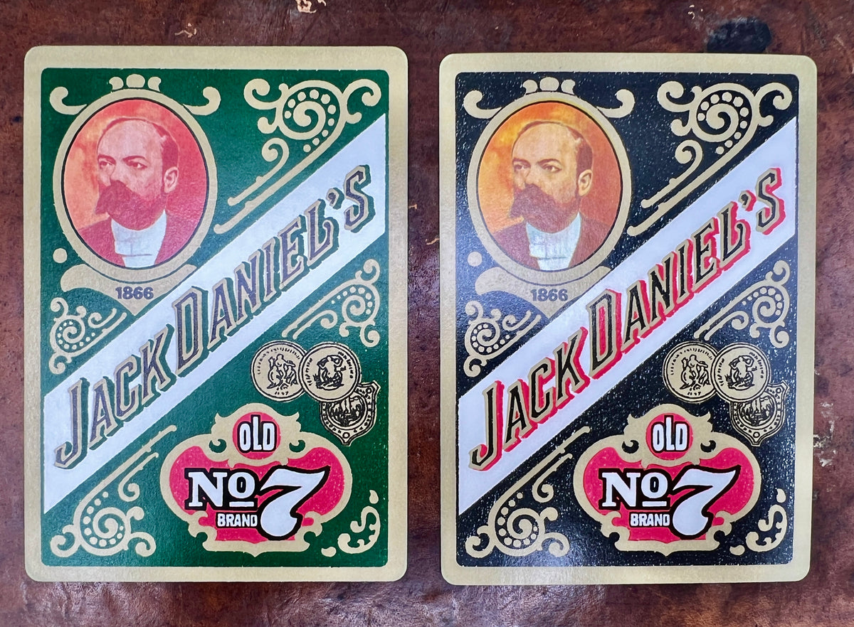 Vintage 1972 Jack Daniels Gentlemens Playing Cards In English Tin Box