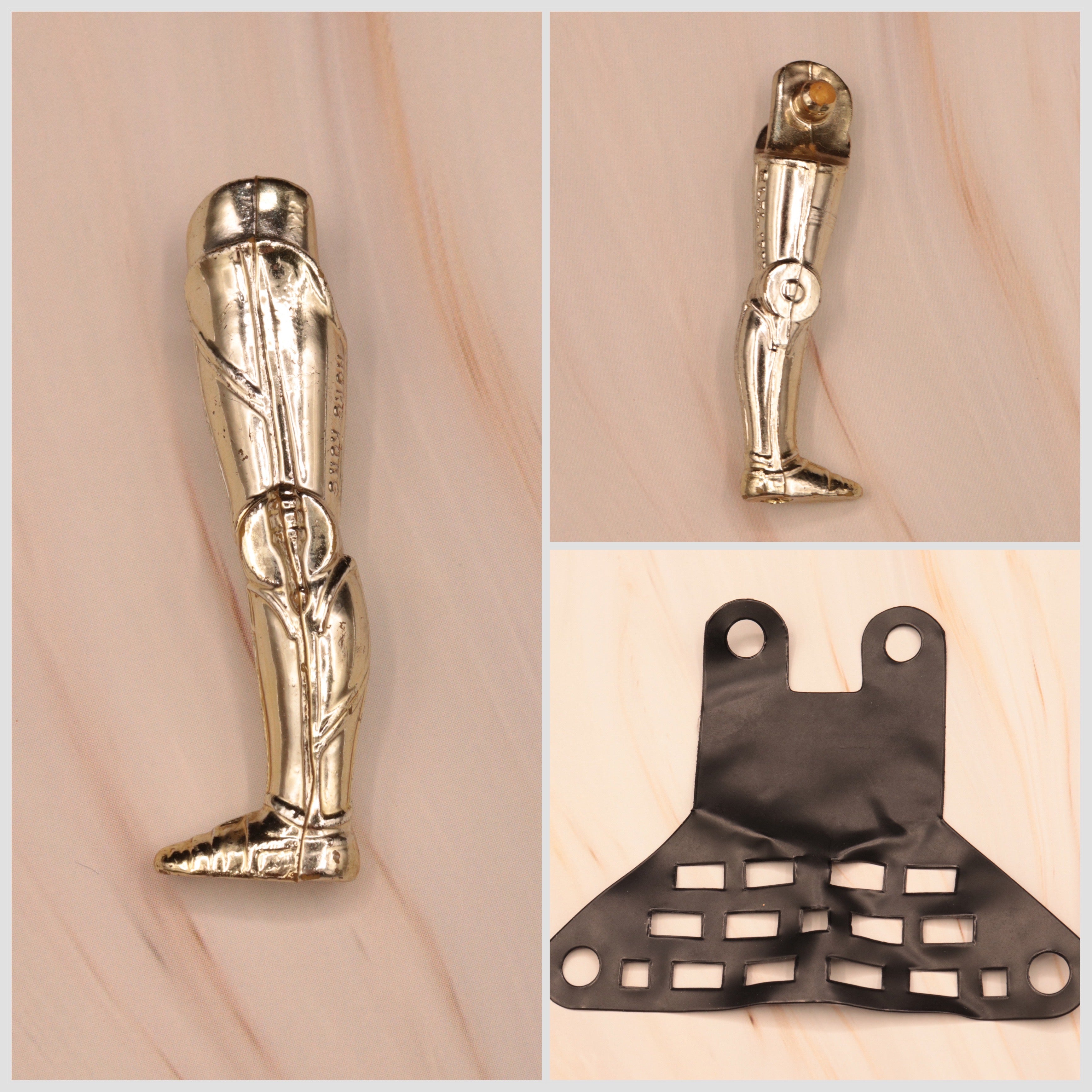 Vintage 1982 Star Wars C3PO Removable Legs (2) and Cargo Net- 100% Original LFL