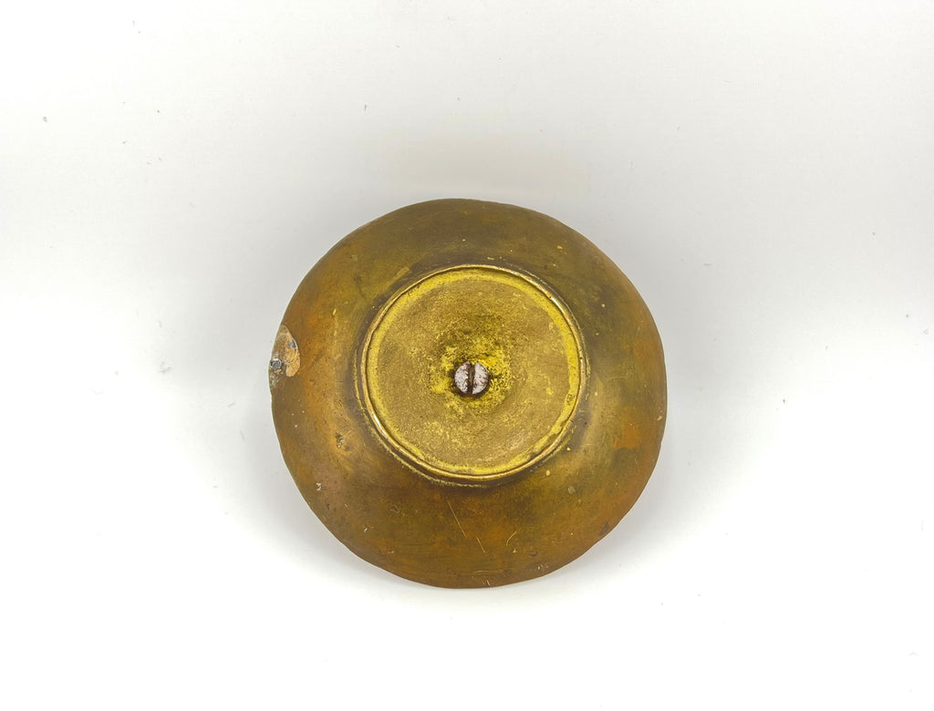 Vintage Brass Candle Stick Holder with Drip Pan