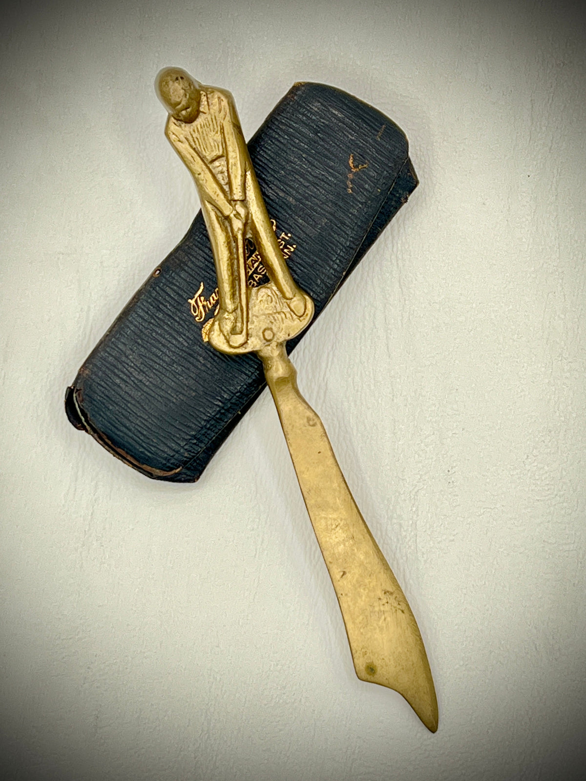 Vintage Brass Golfer Letter Opener- Circa 1930s