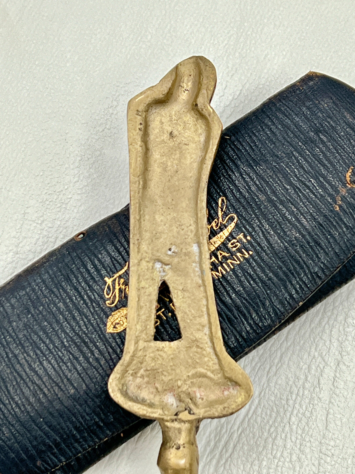 Vintage Brass Golfer Letter Opener- Circa 1930s