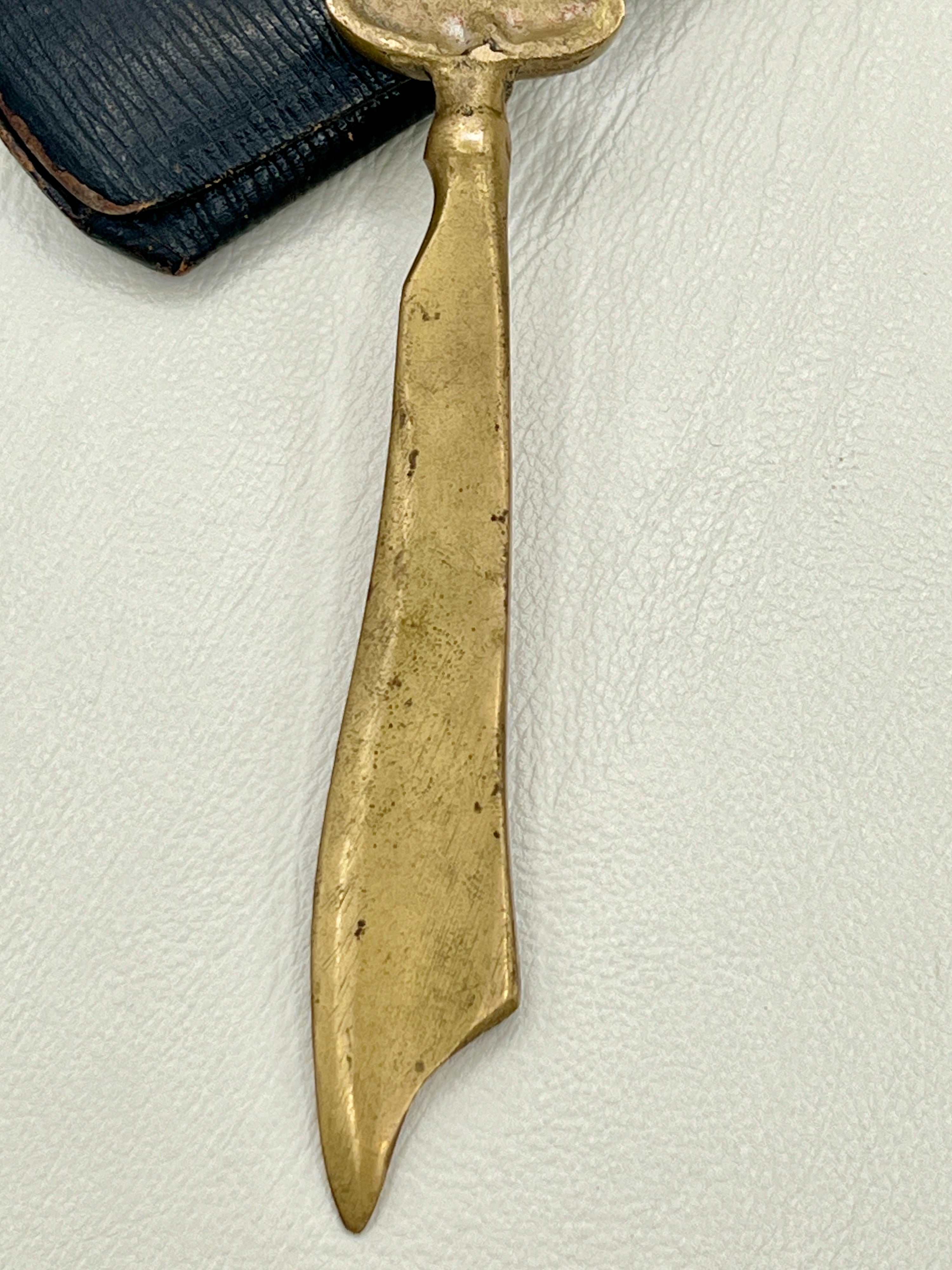 Vintage Brass Golfer Letter Opener- Circa 1930s
