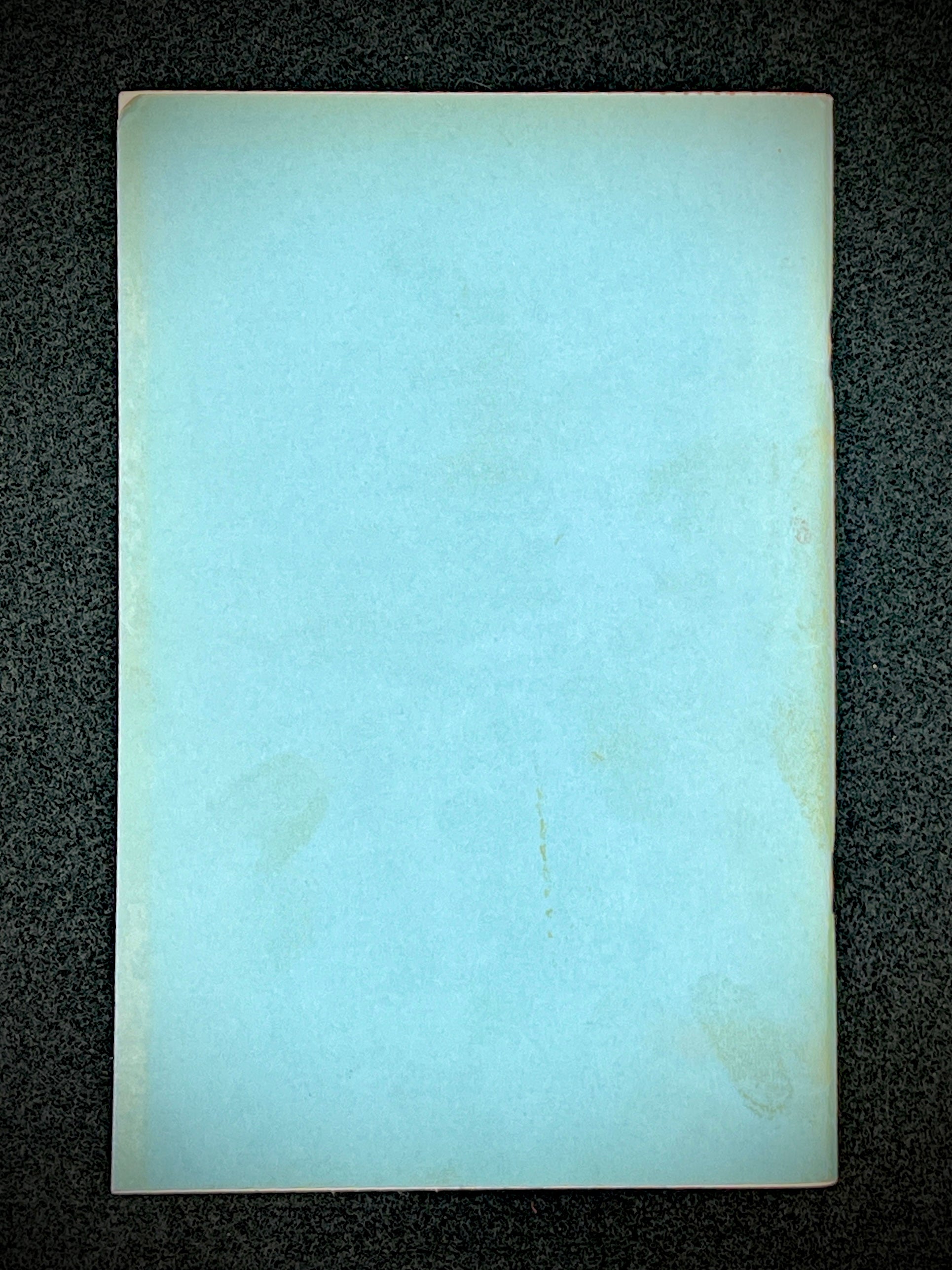 A light blue vintage paper cover of a mid-century Montgomery County Maryland historical publication resting flat on a dark background. - Photo 18
