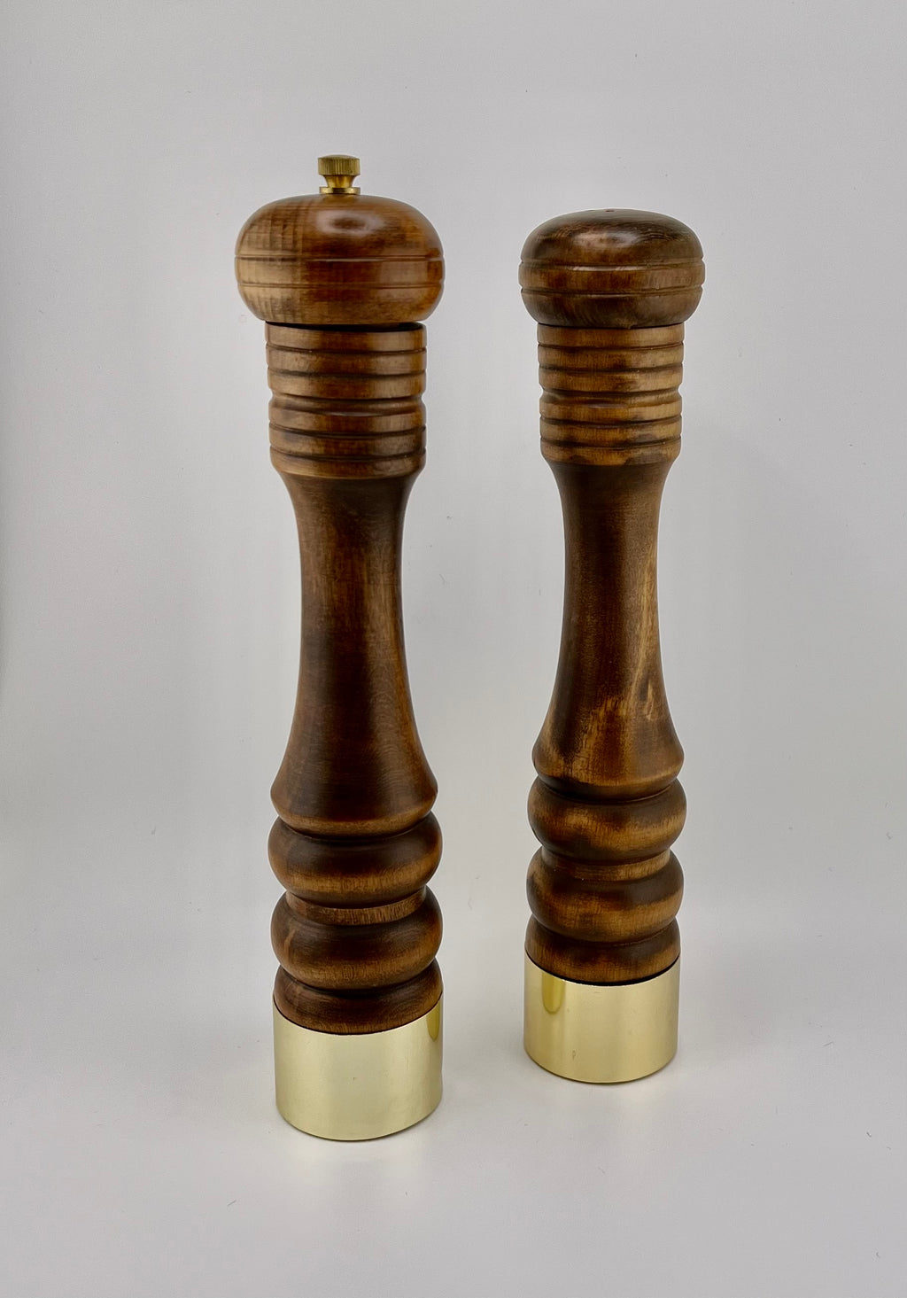 Wood salt & pepper shakers