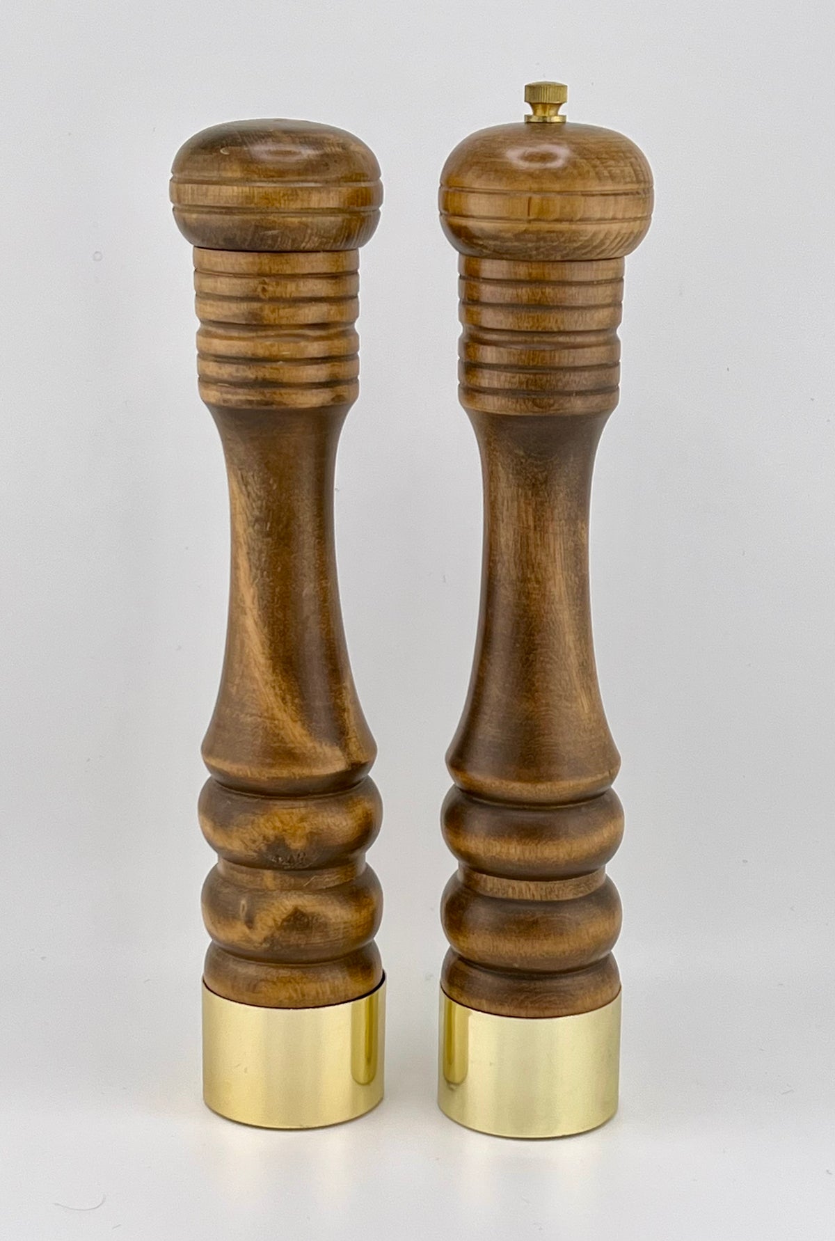 Wood salt & pepper shakers