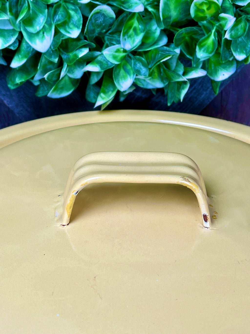 Yellow Enamelware Drink Dispenser